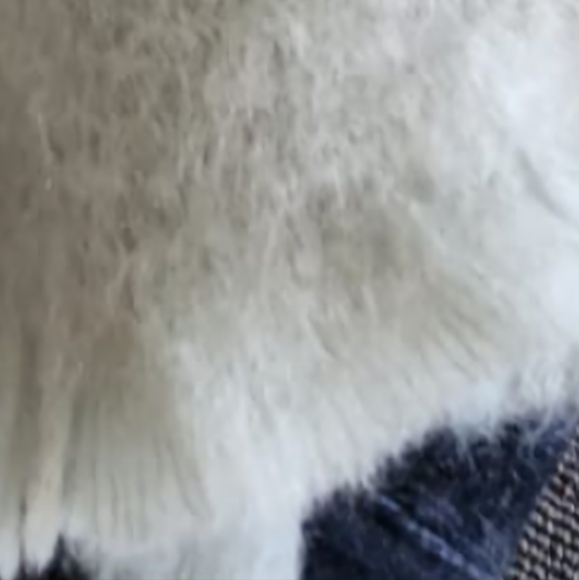 NWT Mohair Throw Blanket in Light Silver Color Quiet Luxury - Picture 3 of 3